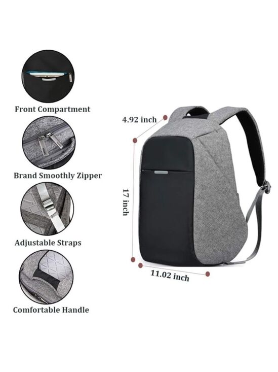 backpack with hidden laptop compartment GoBe Navy Black/Floral weather resistance Explorer Expandable Carry-On Backpack for